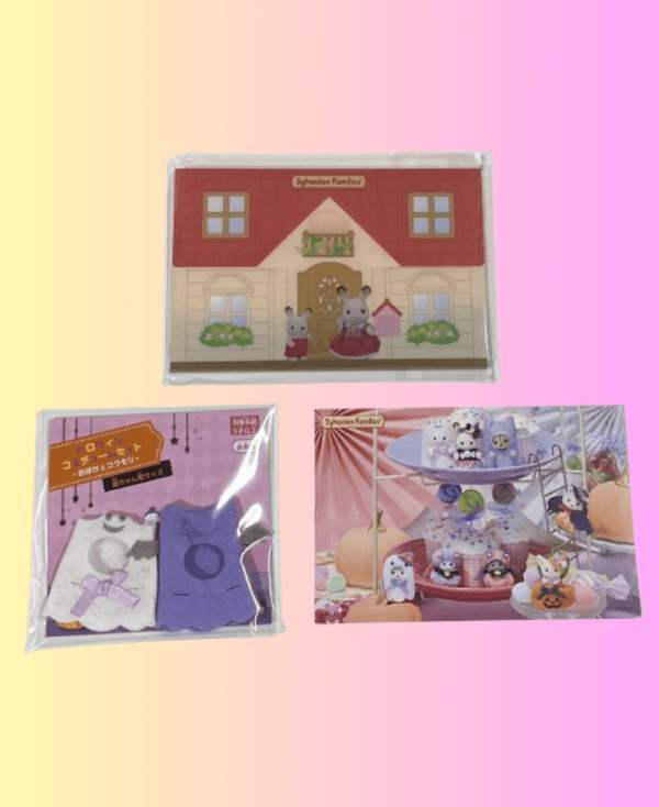 Sylvanian Post Card Case + Happy Halloween  Articulos Japan (Post Box Japan)