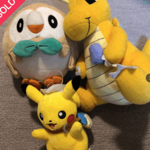 60114 plush doll x 3