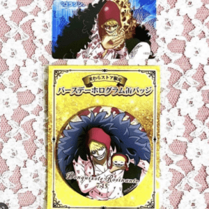 62272  ONE PIECE Corazon Rocinante Birthday Can Badge Card