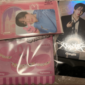 62700 Stray Kids Changbin Toekki Acrylic Stand Zip Trading Card