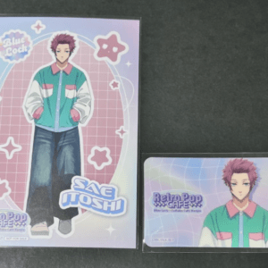 63136 Blue Rock Collaboration Cafe Honpo Hard Card Bonus Postcard Sae Ito