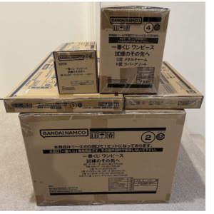 63259 Ichiban Kuji One Piece Beyond the Trials ①-⑤ Set with Lottery Tickets(auction)