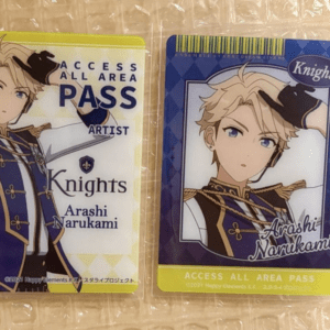 63428  Narukami Arashi Knights Ensemble Stars Starry Lottery C Prize D Prize Clear Card