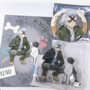 63908 Doctor Xeno Jump Festa Acrylic Stand Can Badge Bonus Illustration Sheet