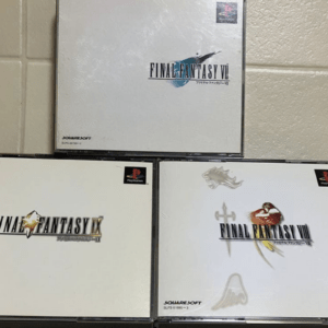 63734 Final Fantasy VII, VIII, IX, 7, 8, 9, 3-piece set