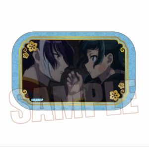 64255 The Pharmacist's Monologue Memories Square Can Badge Nekoneko & Jinshi B