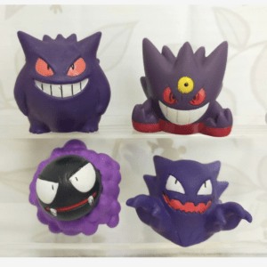 64397 Pokemon Kids Finger Puppets: Gastly, Ghost, Gengar, Mega Gengar