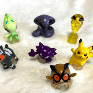 66527 Pokemon Pencil Cap Figures Set of 7 Pencils