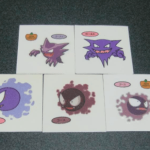 66530 Gastly, Ghost 5-piece set Pokémon Deco Character Stickers