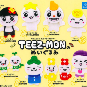 66831 TEEZ-MON Plush Toy Set of 8 - TEEZ-MON Complete Set