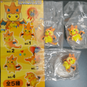 67729 Set of 3 Pikachu Collectible Figures from Pokémon Center Mega Tokyo