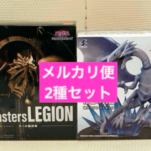 67809 Yu-Gi-Oh! Winged Dragon of Ra, Blue-Eyes White Dragon Figure Set of 2