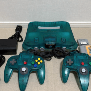 65059 Nintendo 64 console, clear blue, software