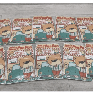 65360  T PON PON Letter Set, Stationery, Pop, Showa Retro, Vintage, Deadstock(yahoo auction)