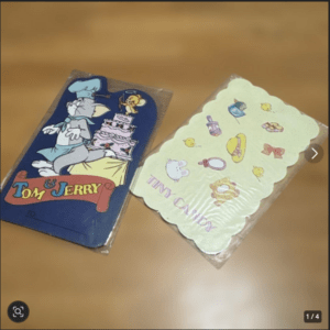 66338 Showa Retro Pochibukuro Set (Tom and Jerry, etc.)