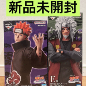66934 Naruto Ichiban Kuji C Prize Pain and E Prize Jiraiya (Sage Mode) 2-piece set
