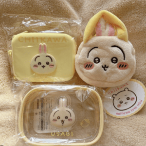 67105  Chiikawa Rabbit Pouch 3-Piece Set