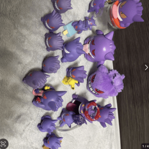 68024  Pokemon Kids Gengar Pikachu Finger Puppet Soft Vinyl Figure