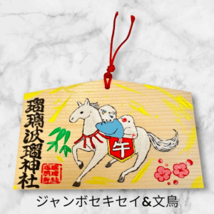 68483 Ema, Goshuin (February), and Ruriharu Newsletter Set(creema)