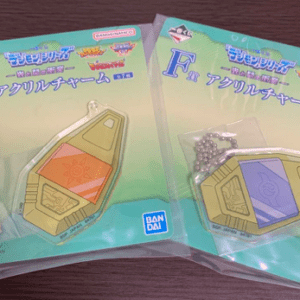 69114 Digimon Ichiban Kuji - Clash of Light and Darkness - F Prize Acrylic Charm Set of 2(yahoo)