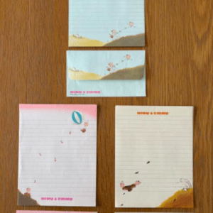 69683 Showa Retro Fancy Letter Paper and Envelope Set (Mercari)