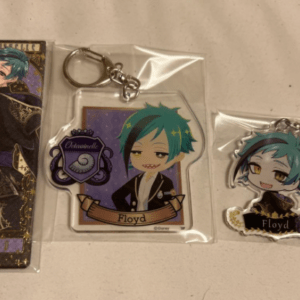 70425 Twisted Wonderland Floyd Can Badge Keychain