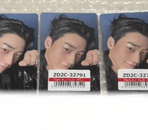 70768  ATEEZ Achie Sun Universal Studios Bonus Trading Cards (3 Cards)