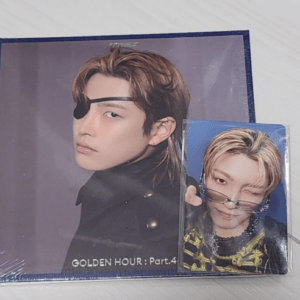 70777 ATEEZ Hongjoong GOLDEN HOUR Digipack FC Exclusive Trading Card