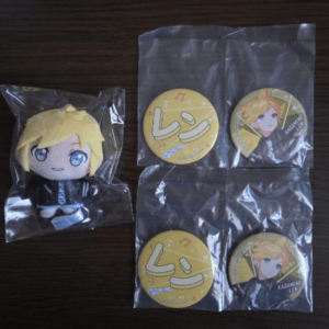 71301 [Project Sekai] Sega Lucky Lottery vol.6 Kagamine Len Petit Plush Can Badge