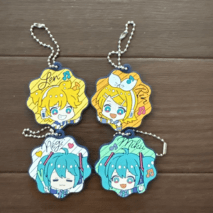 71338 VOCALOID Rubber Keychains (4 types) (Younger group)