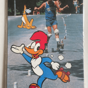 Showa 71368 Retro ★ Juego de letras Woody Woodpecker Skates ★ Walter Lantz