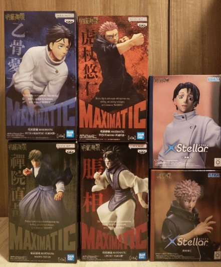Jujutsu Kaisen Itadori, Okkotsu, Choso, Naoya Figures 6-piece set ...