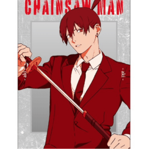 71809 Pegatina de tela satinada del capítulo 4 de Chainsaw Man: Reze. Aki Hayakawa