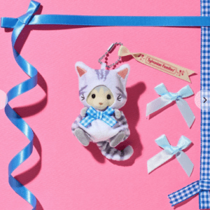 72062 Sylvanian Families Keychain Husky Girl - Cat Costume -(apita online)