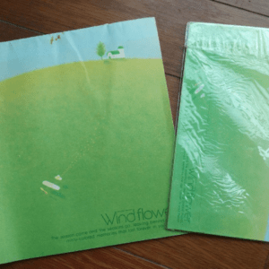 72262 Sanrio Wind flower letter set: letter paper/envelope: Made in 1980