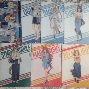 72939 Lawson Uma Musume Pretty Derby Clear File Set of 7