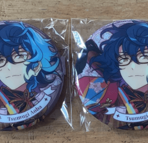 72995 Ensemble Stars Tsumugi Aoba China Flower Contract Can Badge