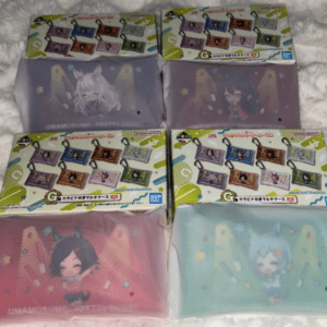 73001 Ichiban Kuji Uma Musume 8th G Prize Carabiner Multi-Case Set of 4