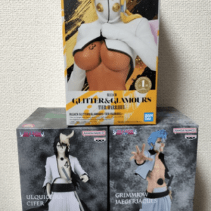 72899 BLEACH MAXIMATIC Ulquiorra, Grimmjow, GLITTER & GLAMOURS Harribel 3-piece set