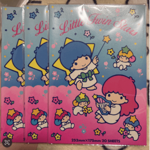 73400  Showa Retro Sanrio Kiki & Lala Notebook Set of 3