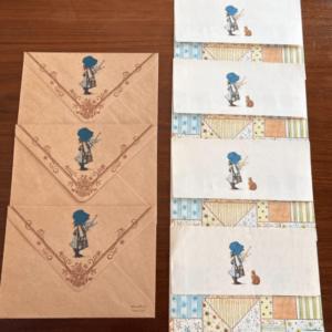 73420 Holly Hobby Envelope Set of 7 [Showa Retro]