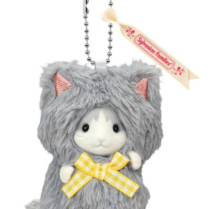 73909 Sylvanian Families Keychain - Curly-Eared Cat Girl - Cat Costume -