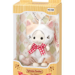 73912 KC-02 Sylvanian Families Keychain: Latte Cat Boy -Cat Costume-