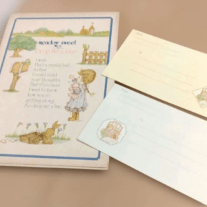 74320 Showa-era Sanrio Meadow Sweet Letter Set - Retro Stationery