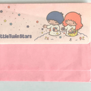 74907 Sanrio Kiki & Lala Little Twin Stars Pink Envelopes (2 pieces)