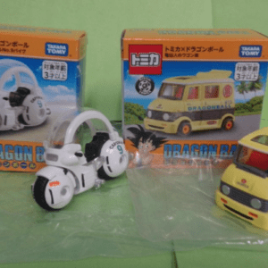 74968 Dream Tomica Dragon Ball Bulma's Motorcycle and Master Roshi's Wagon (2 units)