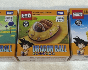 74966 Tomica x Dragon Ball Son Goku's Flying Nimbus, Frieza's Mini Pod, and Ox King's Car 3-Piece Set