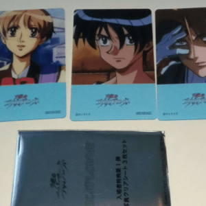 76022 Escaflowne Bonus Item #1: Set of 3 Clear Sheets with Scene Photos