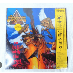 Stryper LP『To Hell With The Devil』 28AP 3256 CBS/Sony