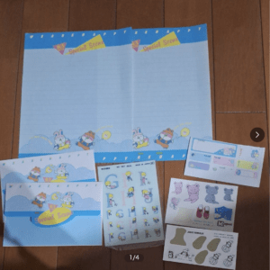 76295 Showa Retro Letter Set